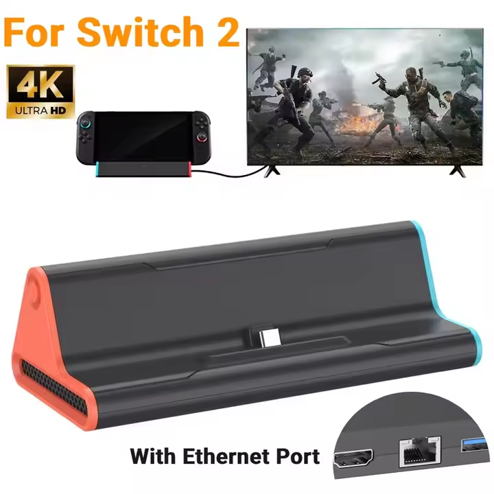 Home Cinema Usb - Nintendo Switch 2用ポータブルTVドッキングステーション 充電ドックステーション 4K HDMI対応出力/Type