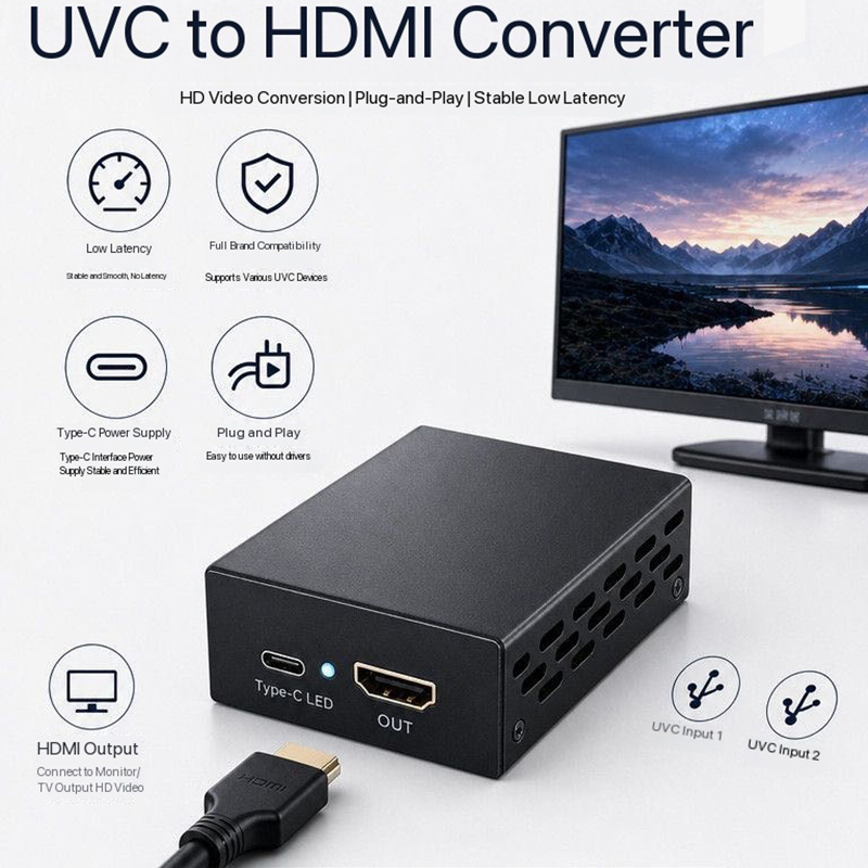 1080P UVC USBカメラ-HDMIビデオコンバーター - Home Cinema Usb のレビューと価格