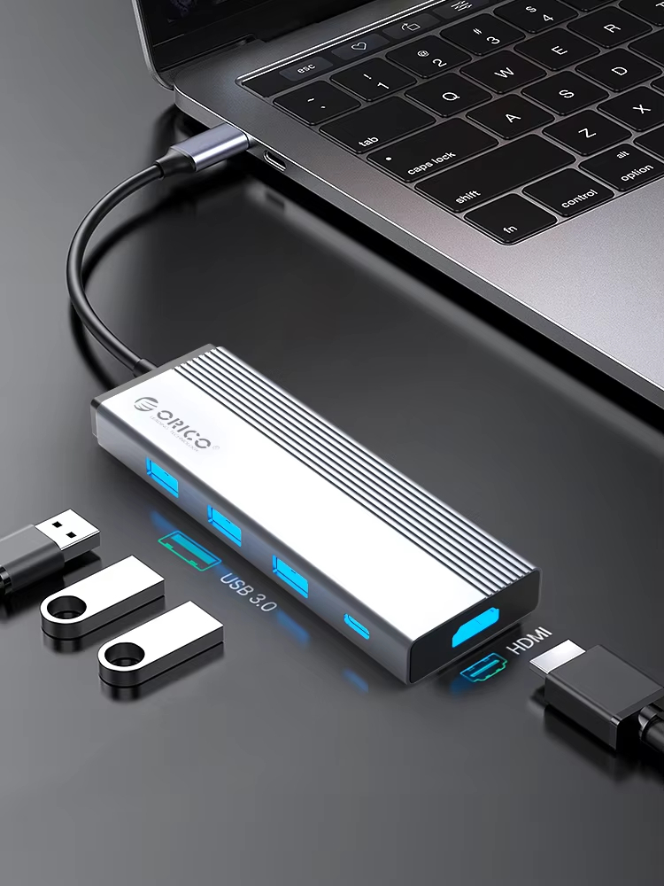 ORICO 5 in 1 USB C ハブ マルチポートアダ - Home Cinema Usb のレビューと価格