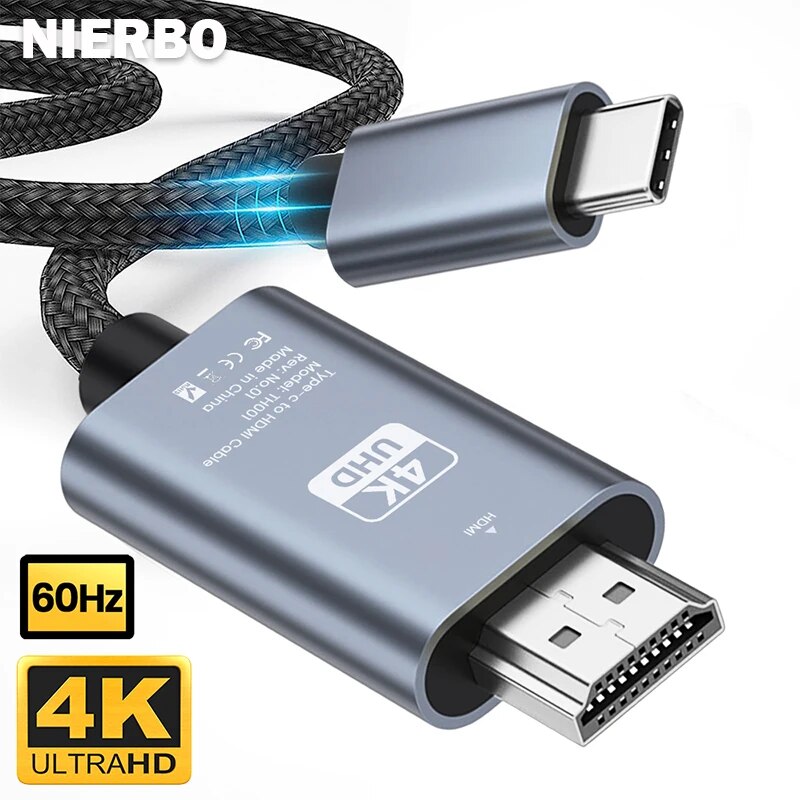 Nierbo usb c to hdmiケーブル6.6ft  - Home Cinema Usb のレビューと価格