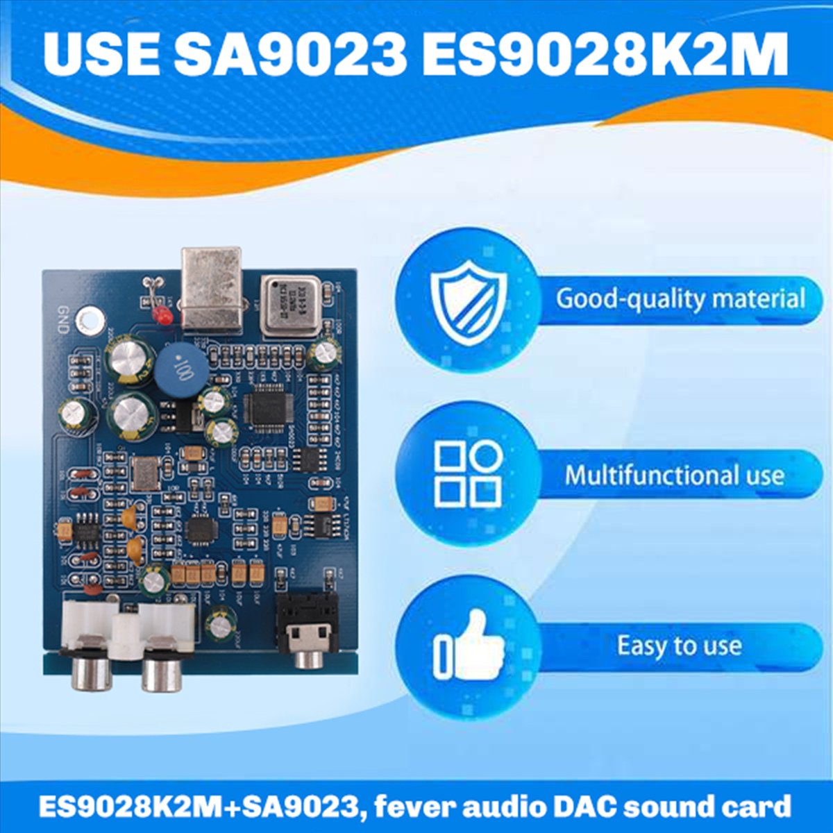 A64I ミニ USB デコーダボード ES9028K2M  - Audio Home Cinema のレビューと価格