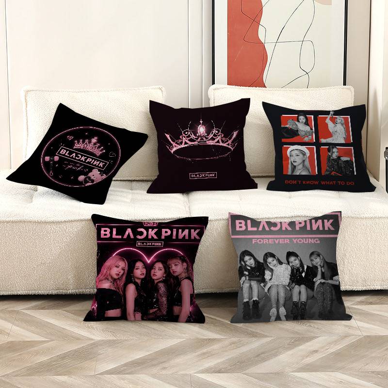 B-Black Kpop P-Pinks ガールズピロー ク - Recliner Sofa Cover のレビューと価格