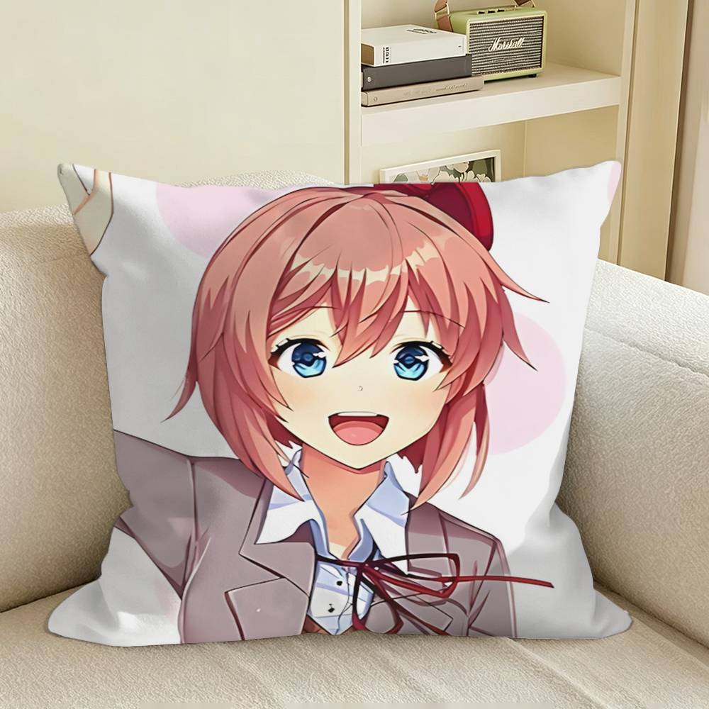DDLC ゲームさよりスクエアソファ枕カバー無地リビングルー - Recliner Sofa Cover のレビューと価格