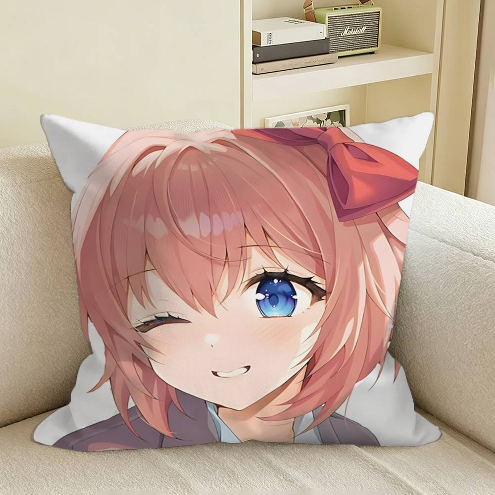 DDLC ゲームさよりスクエアソファ枕カバー無地リビングルー - Recliner Sofa Cover のレビューと価格