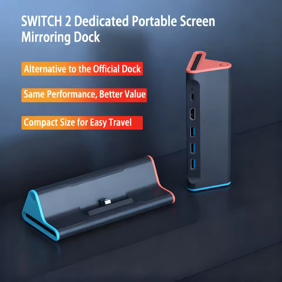 Switch 2 TVドッキングステーションゲームコンソール - Home Cinema Usb のレビューと価格