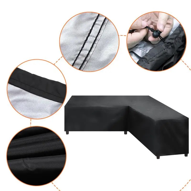 防水ガーデン家具カバー L字型ラウンジカバー ソファカバー  - Recliner Sofa Cover のレビューと価格